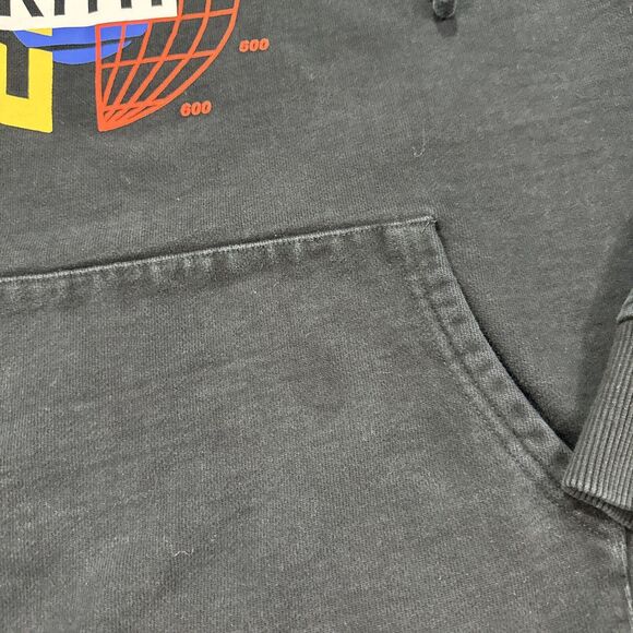 Kith EEA Globe Utah Box Logo Hoodie Sweatshirt Black Size XS Extra Small - Picture 4 of 7